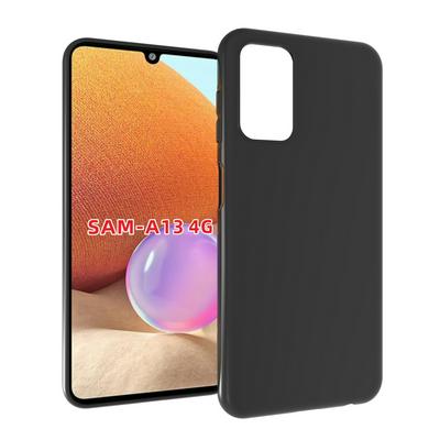 For Samsung Galaxy A13 4G Black Matte Shockproof Durable Soft TPU Back Cover Phone Case 