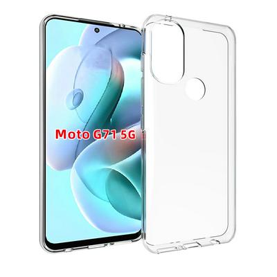 For Motorola Moto G71 5G Transparent Shockproof Scratch Resistant Soft TPU Back Cover Case