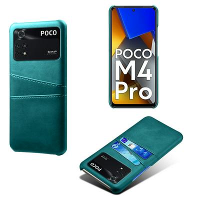 For Xiaomi Poco M4 Pro 4G Extra Thinness Premium Cowhide Leather Vintage Shockproof Hard PC Back Cover Case