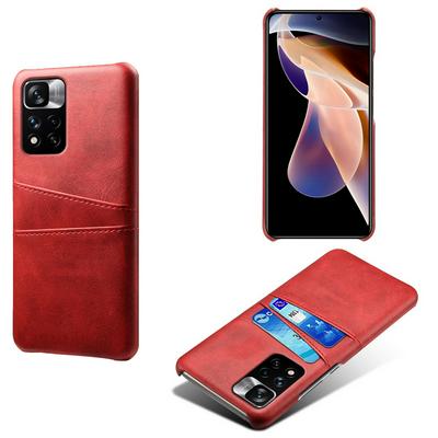 For Xiaomi Redmi Note 11 Pro 4G/5G/Note 11E Pro/Note 11 Pro Plus 5G Extra Thinness Premium Cowhide Leather Vintage Shockproof Hard PC Back Cover Case