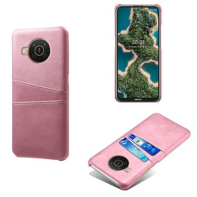 For Nokia X10/X20 Extra Thinness Premium Cowhide Leather Vintage Shockproof Hard PC Back Cover Case