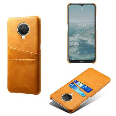 For Nokia G10/G20 Extra Thinness Premium Cowhide Leather Vintage Shockproof Hard PC Back Cover Case