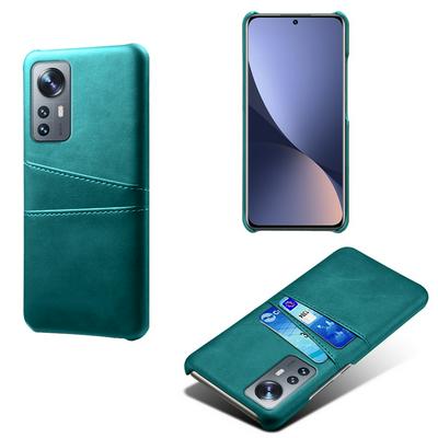 For Xiaomi 12 Pro Extra Thinness Premium Cowhide Leather Vintage Shockproof Hard PC Back Cover Case