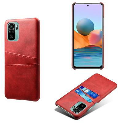 For Xiaomi Redmi Note 10S/Note 10 4G Extra Thinness Premium Cowhide Leather Vintage Shockproof Hard PC Back Cover Case