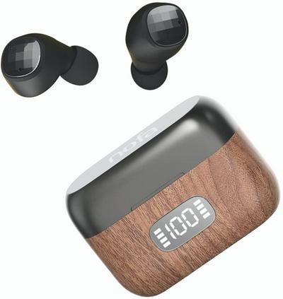 Nofa Q5 True Wireless Stereo Earbuds, Bluetooth 5.0 Hi-Fi TWS Headphones, Battery Visualisable Charging Case, Touch Control, Siri & Google Assistant, Active Mic Cancelling, Auto Paring