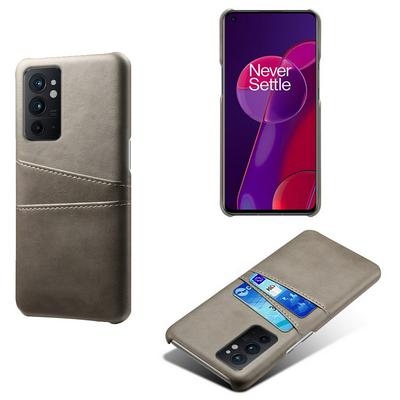 For OnePlus 9RT 5G Extra Thinness Premium Cowhide Leather Vintage Shockproof Hard PC Back Cover Case