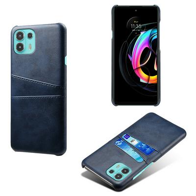 For Motorola Edge 20 Lite Extra Thinness Premium Cowhide Leather Vintage Shockproof Hard PC Back Cover Case