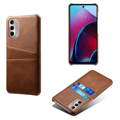 For Motorola Moto G Stylus 5G 2022 Extra Thinness Premium Cowhide Leather Vintage Shockproof Hard PC Back Cover Case