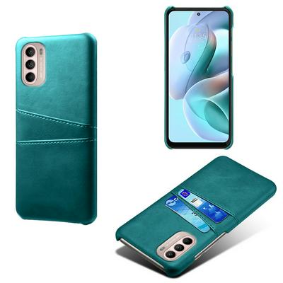 For Motorola Moto G31/G41 Extra Thinness Premium Cowhide Leather Vintage Shockproof Hard PC Back Cover Case