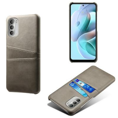 For Motorola Moto G51 5G Extra Thinness Premium Cowhide Leather Vintage Shockproof Hard PC Back Cover Case