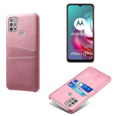 For Motorola Moto G10/G30 Extra Thinness Premium Cowhide Leather Vintage Shockproof Hard PC Back Cover Case