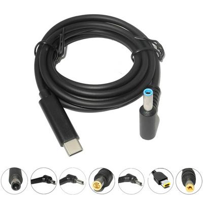 65W USB C PD Charging Cable Cord Type C to DC Universal Power Adapter Converter for Lenovo Asus Dell Hp Acer Samsung LG Laptops