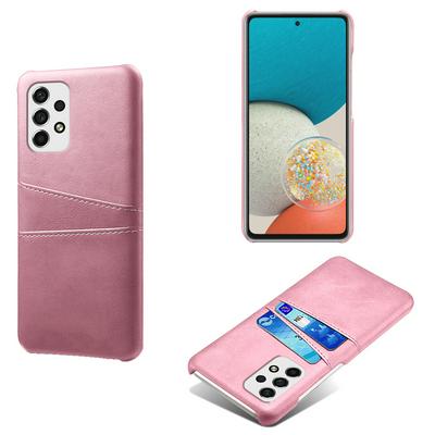 For Samsung Galaxy A33 5G Extra Thinness Premium Cowhide Leather Vintage Shockproof Hard PC Back Cover Case