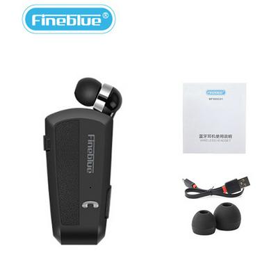 Fineblue F990 Newest Wireless business Bluetooth Headset Sport Driver Earphone Telescopic Clip on stereo earbud Vibration Luxury