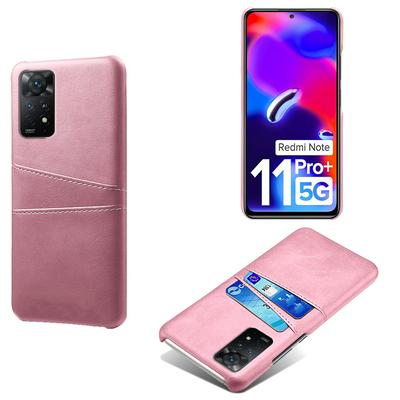For Xiaomi Redmi Note 11 Pro+ 5G Extra Thinness Premium Cowhide Leather Vintage Shockproof Hard PC Back Cover Case