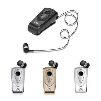 Fineblue F930 Wireless Retractable Portable Mini Bluetooth Headset Calls Remind Vibration Wear Clip Sports Running Earphone