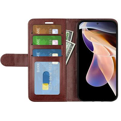 For Xiaomi Redmi Note 11 Pro+ 5G/Redmi Note 11 Pro 5G（CHN） R64 Pattern Single Folded Edge Folio Flip Wallet Leather Case