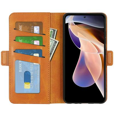 For Xiaomi Redmi Note 11 Pro+ 5G/Redmi Note 11 pro 5G（CHN） Double Buckle Wallet Style Leather Case