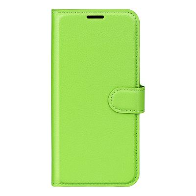 For Google Pixel 7 Solid Color Scratch Resistant Folio Flip Leather Case with Stand and Card Slots Function