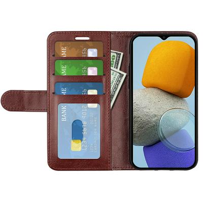 For Samsung Galaxy M13 5G R64 Pattern Single Folded Edge Folio Flip Leather Wallet Phone Case