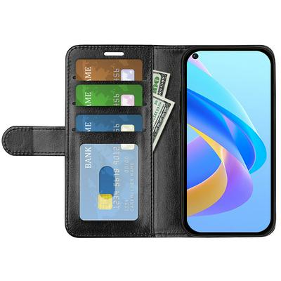 For Oppo A76/A36 R64 Pattern Single Folded Edge Folio Flip Wallet Leather Case