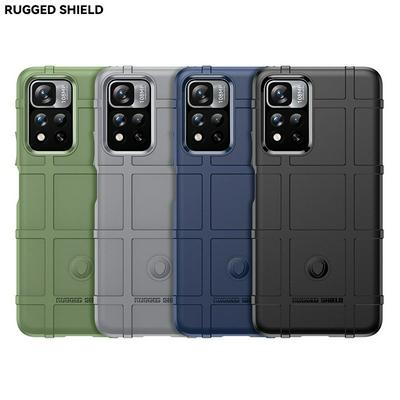 For XiaoMi Redmi Note 11 Pro 5G/Note 11 Pro+ 5G Rugged Shield Detachable Shockproof Frosted All-Inclusive Flexible TPU Cover Case