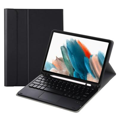 A08B-A For Samsung Tab A8 2021 (SM-X205/X200) TPU Pen Slot Touch Type Bluetooth Keyboard Holster