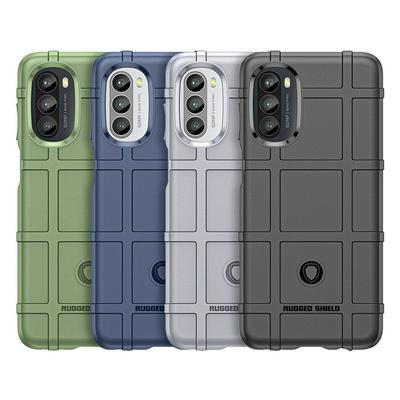 For Motorola Moto G82/G71S Rugged Shield Detachable Shockproof Frosted All-Inclusive Flexible TPU Cover Case