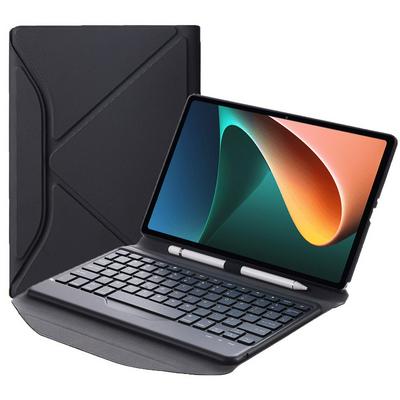 B0N5 For Xiaomi Tablet 5 & 5 Pro tpu case triangle back support bluetooth keyboard leather case