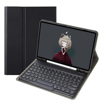 YA08B For Samsung Tab A8 2021 (X205/X200) TPU with pen slot round keycap Bluetooth keyboard leather case