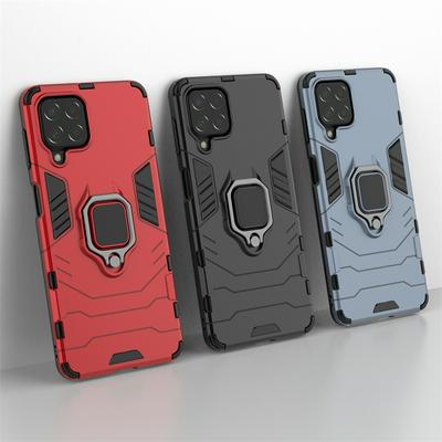 For Samsung Galaxy M53 Black Panther 2 in 1 Detachable Magnetic Attraction Shockproof with Stand Hard PC + Soft TPU Back Cover Case