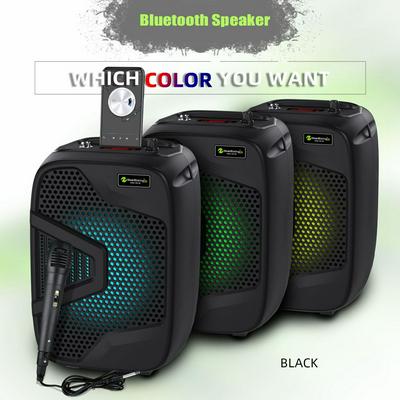 NewRixing NRG501B Outdoor Portable Karaoke Wireless Speaker High-Power Audio Amplifier Board Support Tf Card FM 