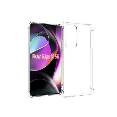 Anti-Fingerprint Non-Slip Waterproof Four Corners Shockproof Transparent Soft TPU Back Cover Protective Case for Motorola Edge 30 5G