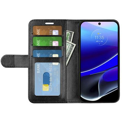 For Motorola Moto G Stylus 5G 2022 R64 Pattern Single Folded Edge Folio Flip Leather Wallet Phone Case