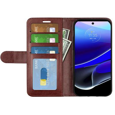 For Motorola Moto G 5G 2022 R64 Pattern Single Folded Edge Folio Flip Leather Wallet Phone Case