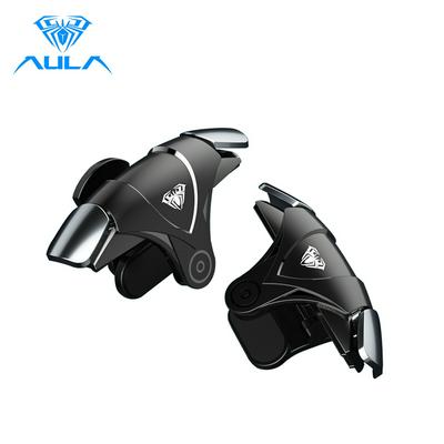 AULA C12 Mobile Phone Gaming Trigger 2pcs Game pad PUBG Button Handle L1R1 Shooter Controller Keypads Grip For IOS Android