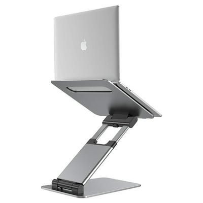 AP-3V Height Adjustable Laptop Stand Aluminum Stretchable Heighten Design Notebook Standing Holder for MacBook Air Pro 11-17 inch
