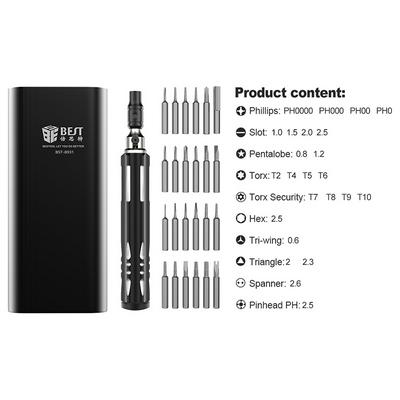 BST- 8931 Precision Screwdriver Set Multifunction Magnetic Torx Hex Screwdriver Bit Set For iPhone Repair Phone