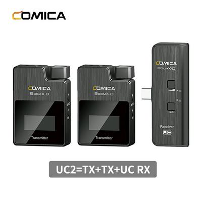 Comica BoomX-UC2 Type-cWireless Microphone For Smartphones Transmitter Receiver Mic BoomX