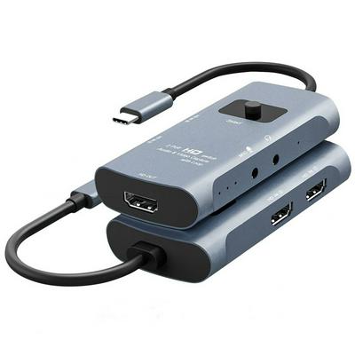 Z54 HDMI Output + 2 x HDMI Input + Mic + Audio to USB 3.0 Audio Video Capture Switcher with Loop