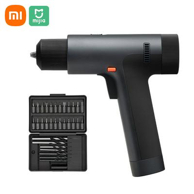 Xiaomi MIJIA Cordless Electric Drill Kit Electric Screwdriver/Drill 2 in 1 Design with/3 Modes/30 Intensities/32pcs Bits/HD Display
