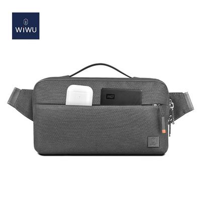 Wiwu Nieuwe Opbergtas Voor Elektronische Accessoires Waterdicht Cross-Body Bag Grote Capaciteit Borst Zak Kleine Pouch Sport Mannen 'S Bag
