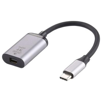 4K 60HZ Mini DP Female to Type-C / USB-C Male Connecting Adapter Cable