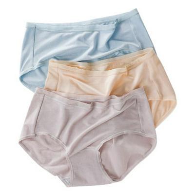 5Pcs Women's Pure Cotton Panties Modal Seamless Breathable Briefs