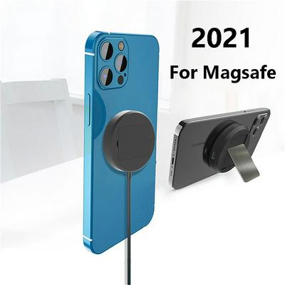 15W Magnetic Wireless Charger For Magsafe iPhone 12 Pro Max Mini Fast QI Wireless Charging Phone Holders Magsafing Movie Bracket