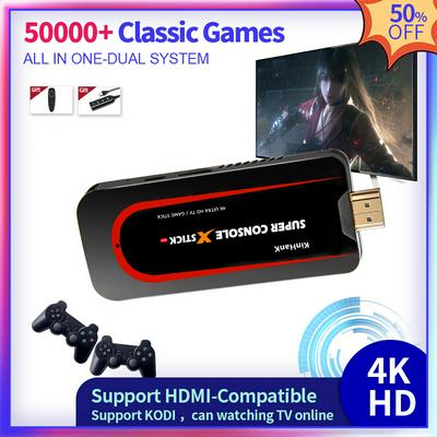 Mini Retro Game Console Super Console X Stick Video Game Cosole Emulator For PS1/DC/N64/Bulit-in 50000+ Games Support KODI