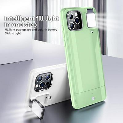 Mobile Phone Case Fill Light Selfie Ring Flash Case Stable For iPhone 12 Pro Max Beauty Ring Flash