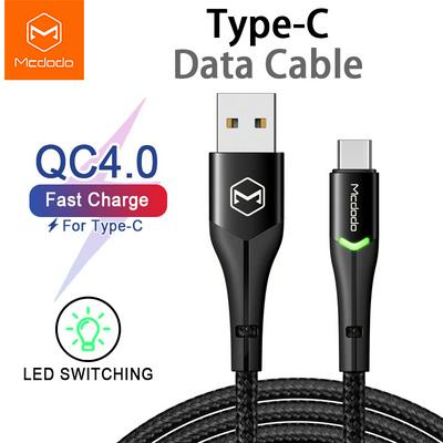 Mcdodo CA-796 Type C Cable USB 3A Fast Charging Cable For Samsung Note 20 Pro Xiaomi Huawei Mobile Phone USB C Charge Data Cord Wire