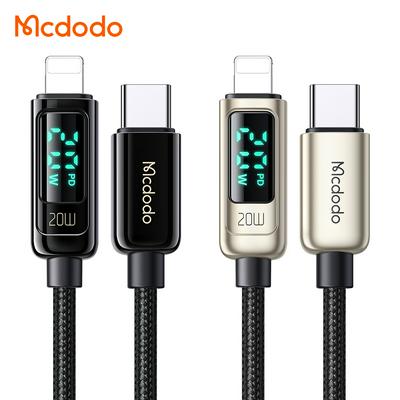 Mcdodo CA-881 PD 20W USB Type C To Lightning 3A Fast Charging Cable For iphone 11 12 Pro Max X Xs Xr 7 Plus ipad Pro Charger Data Cable