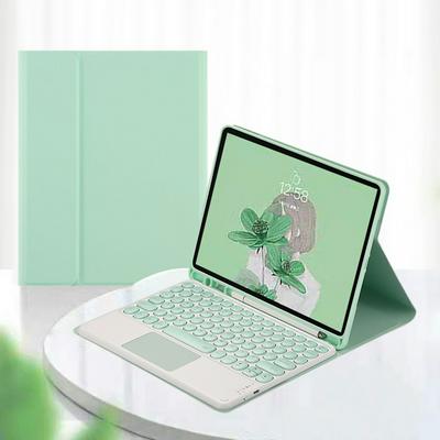 A11B Bluetooth 3.0 Ultra-thin ABS Detachable Bluetooth Keyboard Leather Case with Holder & Pen Slot for iPad Pro 11 inch 2021